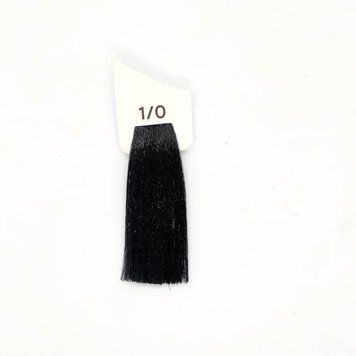 Крем-фарба аміачна для волосся Inebrya Сolor №1/0 Black 100 мл 00-00021409 фото