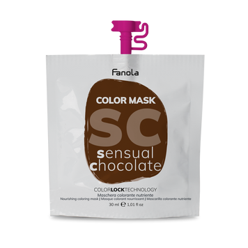 Маска тонирующая для волос Fanola Color Mask Sensual Chocolate 30 мл 00-00024621 фото
