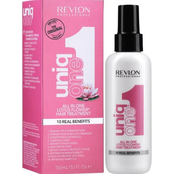 Спрей для волос с ароматом цветка лотоса Revlon Professional Uniq One All in One 150 мл 00-00007256 фото