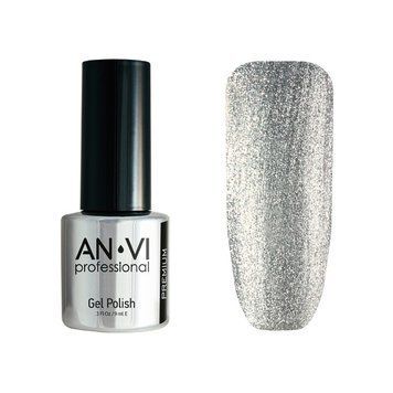Гель-лак для нігтів ANVI Professional №118 Silver Shine 9 мл 00-00001386 фото