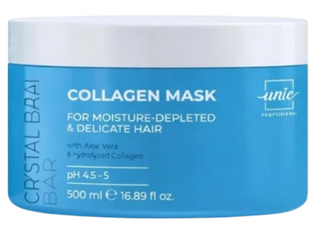 Маска для глубокого увлажнения волос Unic Crystal Bar Collagen 500 мл 00-00026619 фото
