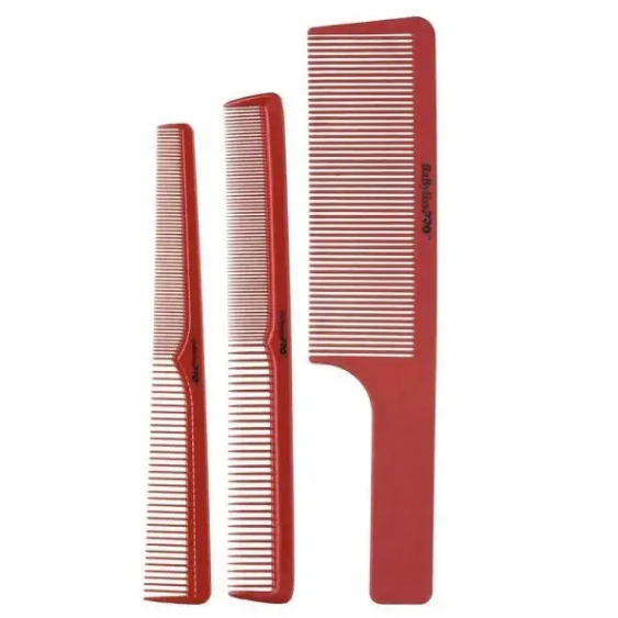 Набір гребінців BaByliss PRO Set of 3 Barber Combs M434E 3 шт 00-00022856 фото