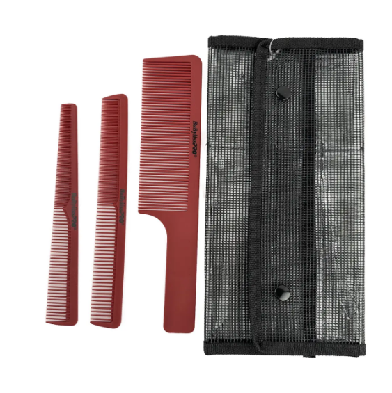 Набір гребінців BaByliss PRO Set of 3 Barber Combs M434E 3 шт 00-00022856 фото