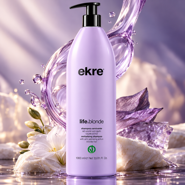 Шампунь відновлюючий антижовтий для волосся Ekre Life.Blonde 1000 мл 00-00027780 фото