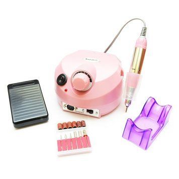 Фрезер ZS-601 Professional + 6 фрез Рожевий 45W 00-00018065 фото