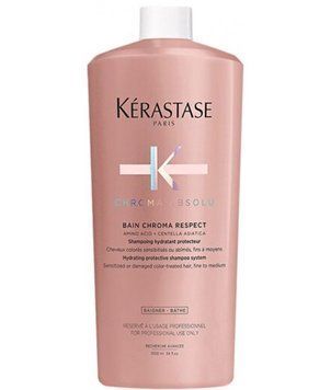 Шампунь для фарбованого тонкого волосся Kerastase Chroma Absolu Bain Chroma Respect 1000 мл 00-00020257 фото
