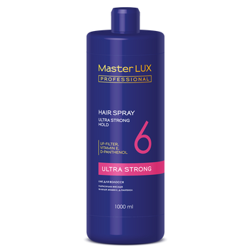 Лак для волос ультрасильной фиксации Master LUX Professional Hair Spray 1000 мл 00-00019230 фото