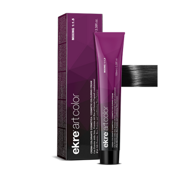Крем-краска для волос EKRE Art Color Cream №2 Very Dark Brown 100 мл 00-00017182 фото