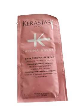 Шампунь для фарбованого тонкого волосся Kerastase Chroma Absolu Bain Chroma Respect 10 мл 00-00020269 фото