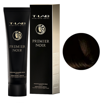 Крем-краска для волос T-Lab Professional Premier Noir Colouring Cream №4.0 Natural Brown 100 мл 00-00023408 фото