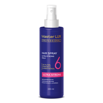 Лак для волос ультрасильной фиксации Master LUX Professional Hair Spray 250 мл 00-00019231 фото