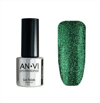 Гель-лак для нігтів ANVI Professional №008 Green Funk 9 мл 00-00002423 фото