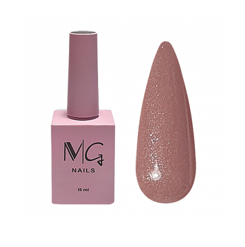 Основа камуфляжная для гель-лака MG Nail Cover Base Coat №15 Коричнево-вишневый с микроблеском 15 мл 00-00024832 фото