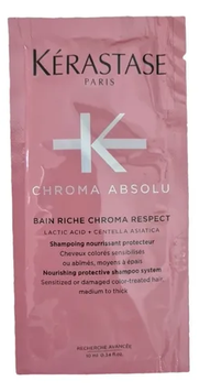 Шампунь для фарбованого волосся Kerastase Chroma Absolu Bain Rich Chroma Respect 10 мл 00-00020270 фото