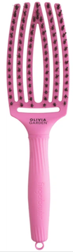 Щетка для укладки Olivia Garden Finger Brush Combo Boar&Nylon ThinkPink 2024 Bubble Pink 00-00027341 фото