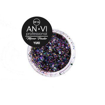 Дзеркальна пудра ANVI Professional YUKI №16 Fata Morgana 1.2 г 00-00008540 фото