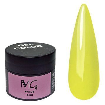 Гель цветной для ногтей MG Nail Color Gel №02 Желтый 5 мл 00-00024519 фото