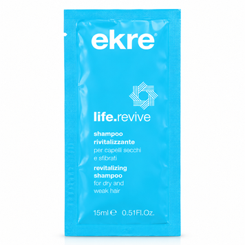 Шампунь відновлюючий для сухого волосся EKRE Life.Revive Shampoo 15 мл 00-00017403 фото