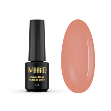 Основа камуфлююча для гель-лаку VIBE Rubber Base Color №20 Toffy Crunch 5 мл 00-00018714 фото
