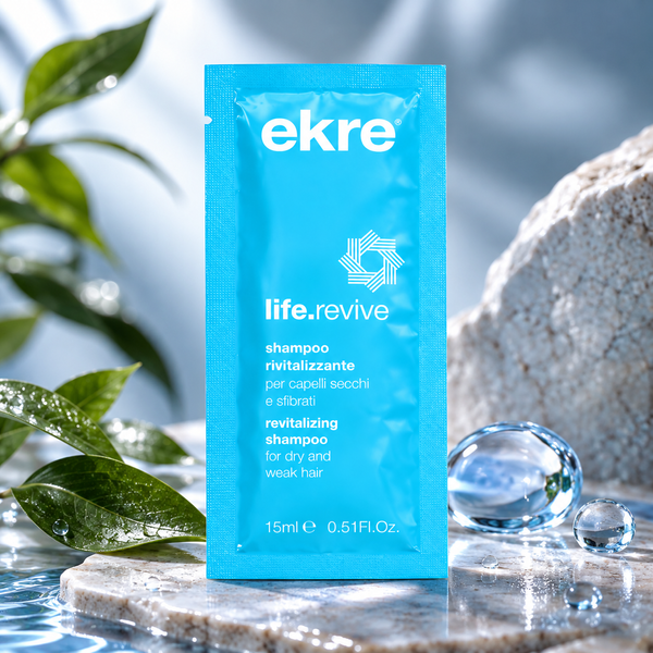 Шампунь відновлюючий для сухого волосся EKRE Life.Revive Shampoo 15 мл 00-00017403 фото