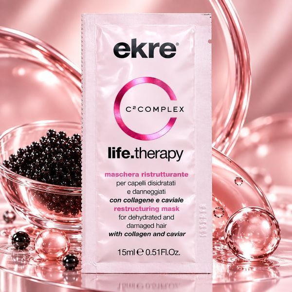 Маска для реконструкции поврежденных волос EKRE Life.Therapy Mask 15 мл 00-00018002 фото