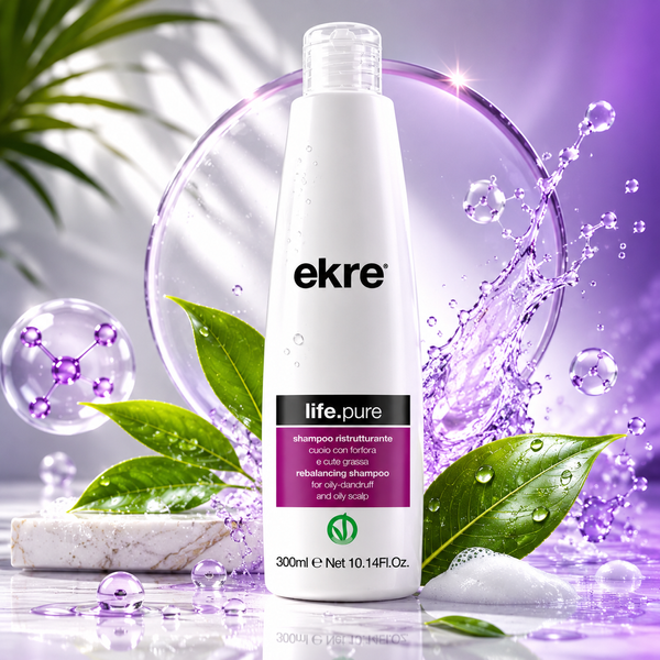 Шампунь для жирної шкіри голови EKRE Life.Pure Shampoo 300 мл 00-00017339 фото
