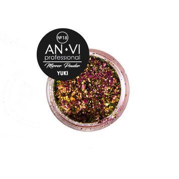 Дзеркальна пудра ANVI Professional YUKI №18 Mellow Mulberry 1.2 г 00-00008533 фото
