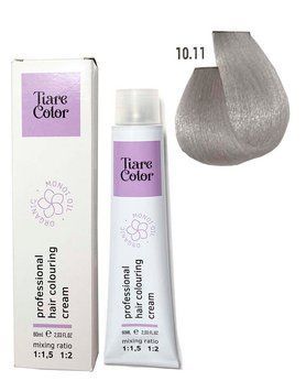 Крем-краска для волос Tiare Color №10.11 Platinum intense ash blond 60 мл 00-00012484 фото