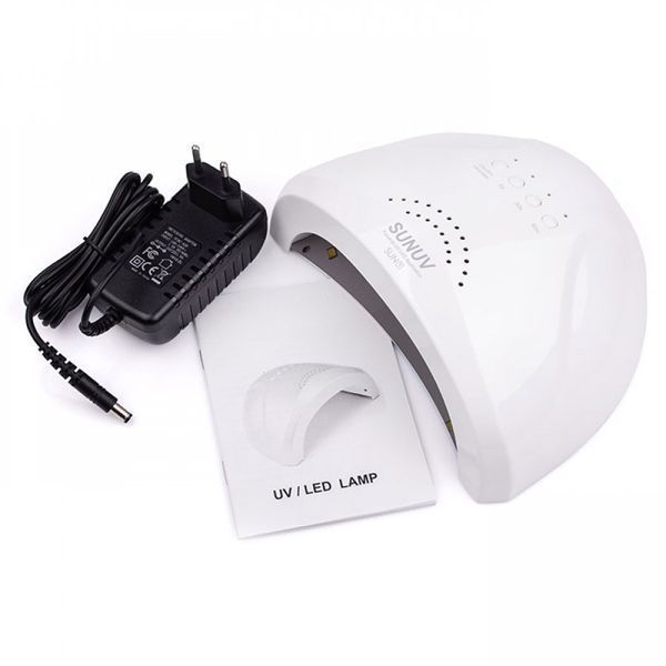 Лампа для сушки гель-лака SUN One orig 2в1 белая 48W 00-00013415 фото