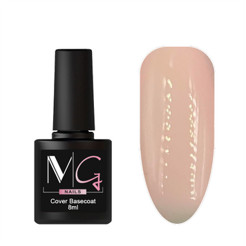 Основа камуфляжная для гель-лака MG Nail Сover Basecoat №02 Молочный розовый 8 мл 00-00021552 фото