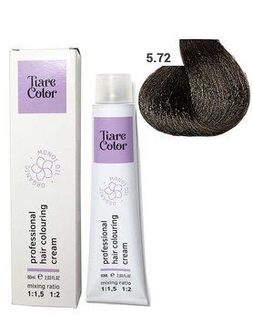 Крем-краска для волос Tiare Color №5.72 Light brown irisee brown 60 мл 00-00014854 фото