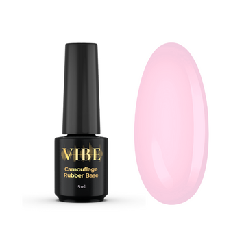 Основа камуфлююча для гель-лаку VIBE Rubber Base Color №26 Flamingo Blush 5 мл 00-00018720 фото