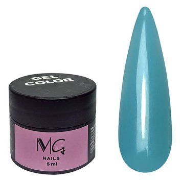 Гель цветной для ногтей MG Nail Color Gel №05 Бирюзовый 5 мл 00-00024525 фото