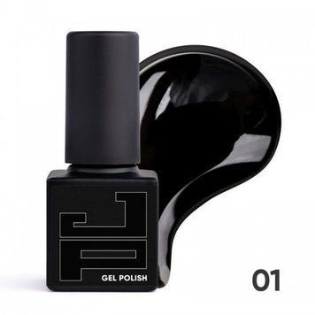 Гель-лак для нігтів Jerden Proff №01 Black 5 мл 00-00020953 фото
