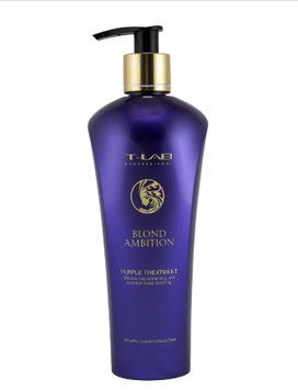 Кондиционер фиолетовый для светлых волос T-LAB Blond Ambition Purple Treatment 300 мл 00-00023397 фото