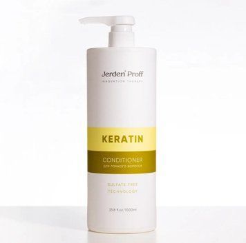 Кондиціонер для волосся безсульфатний з кератином Jerden Proff Keratin Conditioner 1000 мл 00-00017485 фото