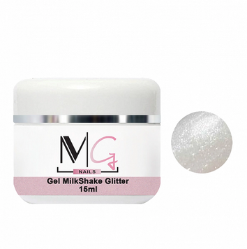 Гель камуфлюючий для нарощення MG Nail UV Gel Glliter MilkShake 15 мл 00-00023605 фото