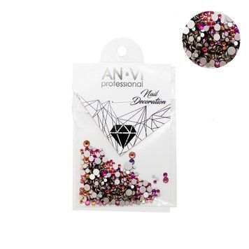 Стразы сваровски ANVI Professional MIX хамелеон цветной №12 200 шт 00-00000892 фото