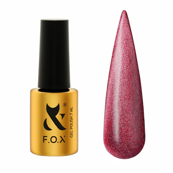 Гель-лак для ногтей FOX Moulin Rouge Cat eye №003 Красно-розовый 7 мл 00-00027191 фото