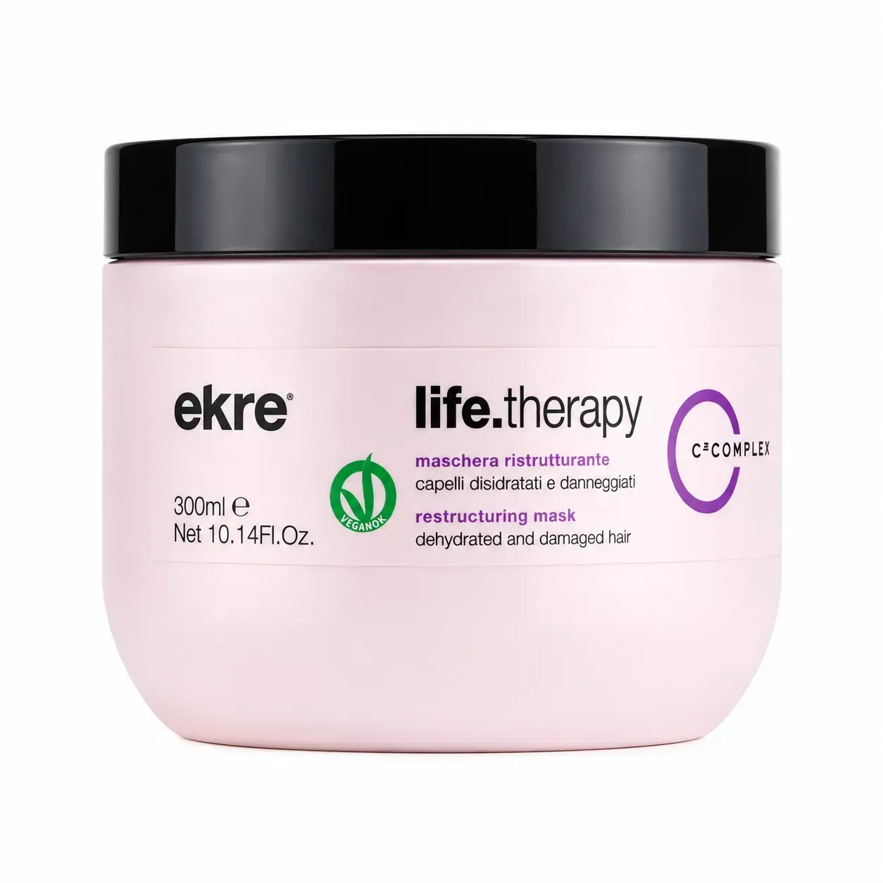 Реконструювальна маска для пошкодженого волосся EKRE Life.Therapy Mask 300 мл