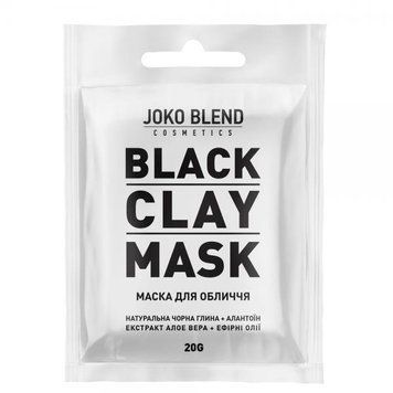 Маска чорна глиняна для обличчя Joko Blend Black Сlay Mask 20 гр 00-00018290 фото