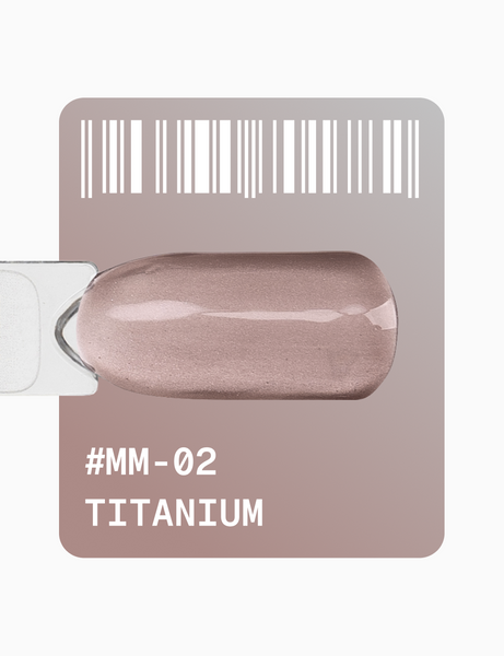 Гель-лак для нігтів Adore Gel Polish Cat's Eye Metal Glass №Mm-02 Горіхово-коричневий 12 мм 00-00027742 фото