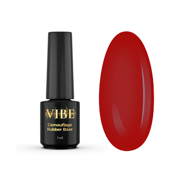 Основа камуфляжная для гель-лака VIBE Rubber Base Color №33 Heartthrob 5 мл 00-00018727 фото