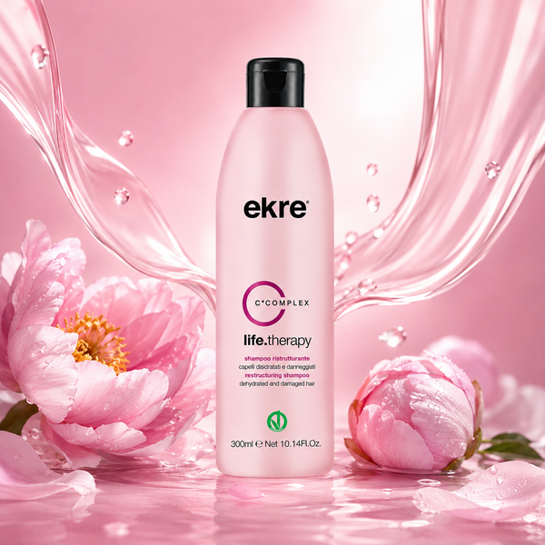 Шампунь для реконструкции поврежденных волос EKRE Life.Therapy Shampoo 300 мл 00-00017335 фото