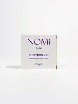 Шампунь твердый для бережного ухода NOMI Pure Shampoo 75 г 00-00027348 фото