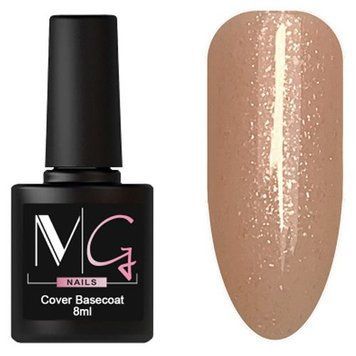 Основа камуфляжная для гель-лака MG Nail Сover Basecoat №11 Бежево-телесный с микроблеском 8 мл 00-00021560 фото