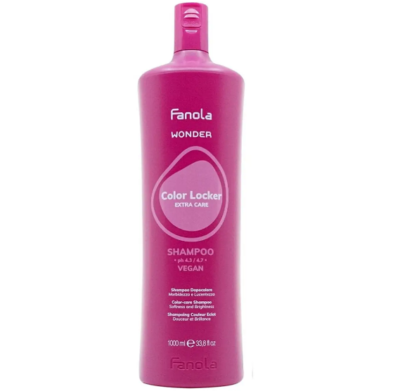 Шампунь для фарбованого волосся Fanola Wonder Color Locker Shampoo 1000 мл 00-00021895 фото