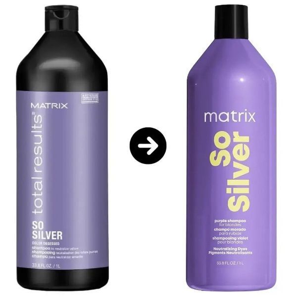 Шампунь для нейтрализации желтизны волос Matrix Total Results So silver 1000 мл 00-00010016 фото
