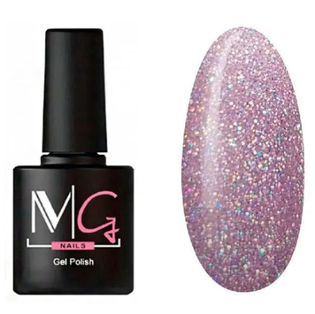Гель-лак для ногтей MG Nail Gel Polish Mini №М16 Сиренево-розовый с микроблеском 5 мл 00-00022263 фото