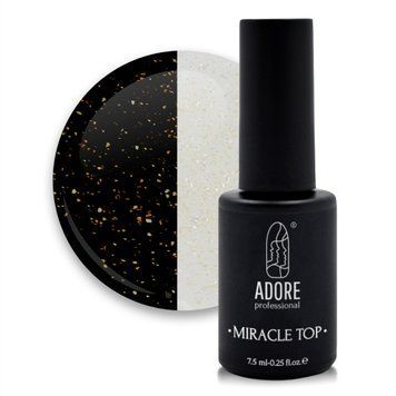 Закрепитель для гель-лака ADORE Miracle Top №7 Golden Shimmer 7,5 мл 00-00017974 фото